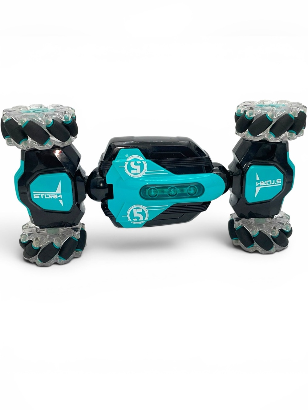 RC Stunt Drift Car LED 360 Mecanum Wheels No Remote